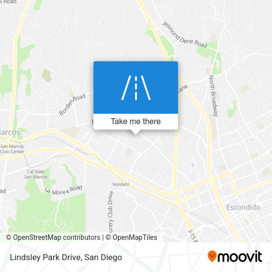 Mapa de Lindsley Park Drive