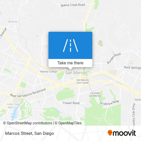 Mapa de Marcos Street
