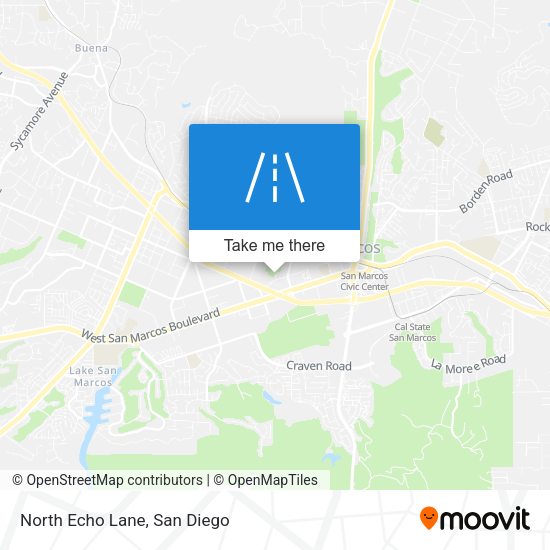 Mapa de North Echo Lane