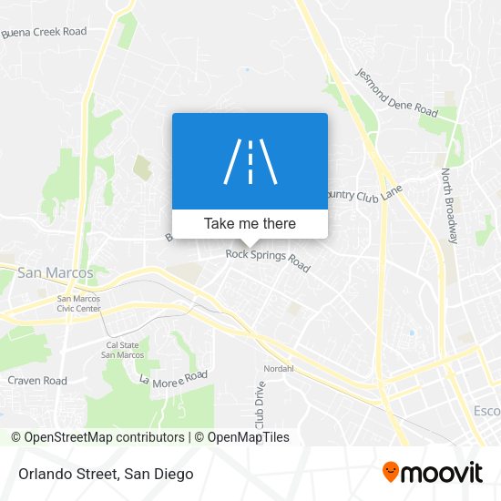 Mapa de Orlando Street