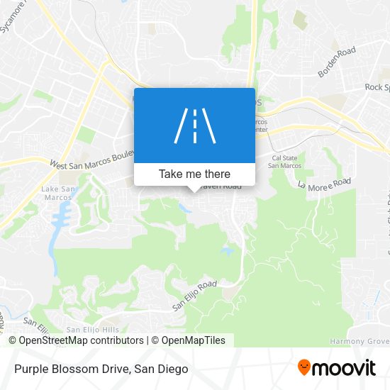 Purple Blossom Drive map
