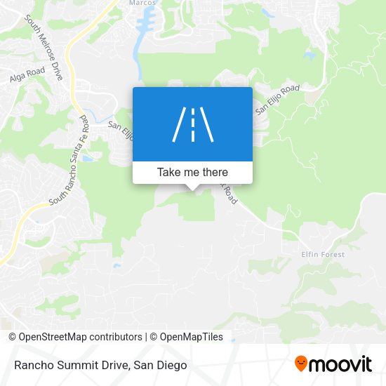 Mapa de Rancho Summit Drive