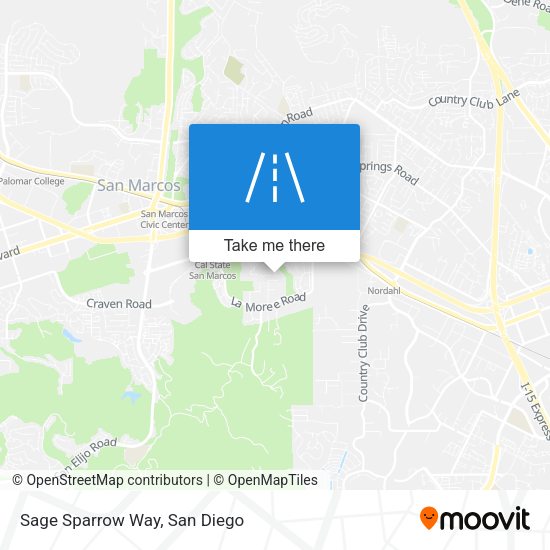 Mapa de Sage Sparrow Way