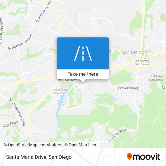 Santa Maria Drive map