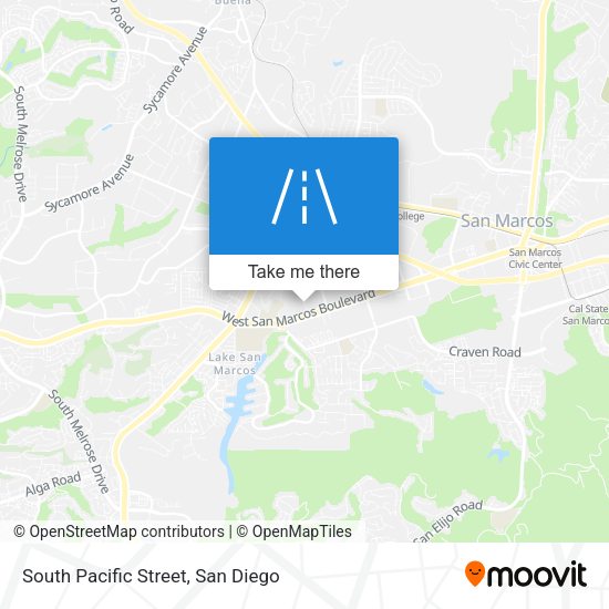 South Pacific Street map