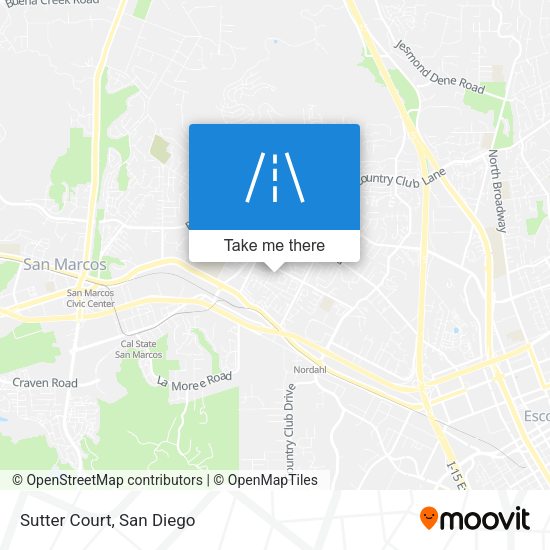 Mapa de Sutter Court