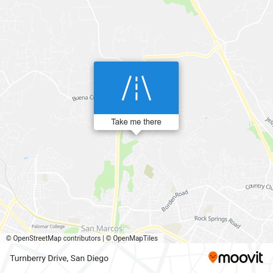 Mapa de Turnberry Drive
