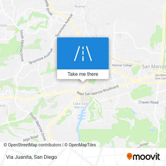 Mapa de Via Juanita