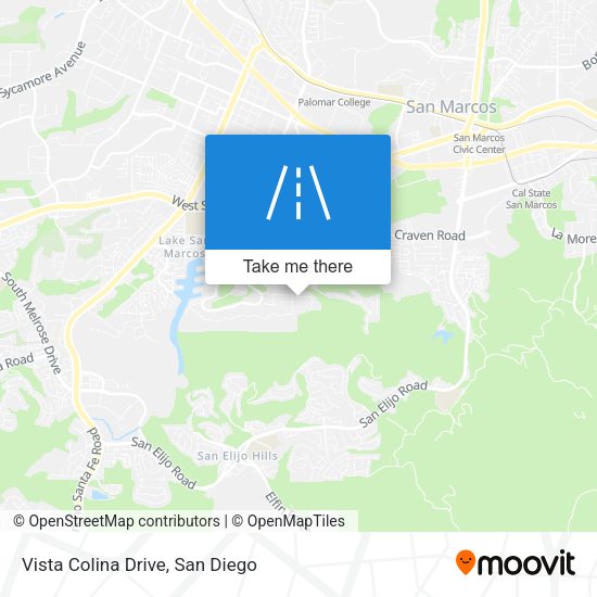 Vista Colina Drive map
