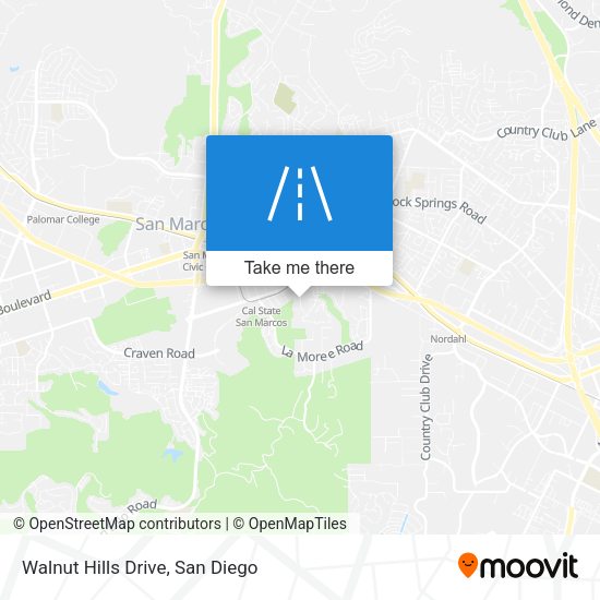 Mapa de Walnut Hills Drive