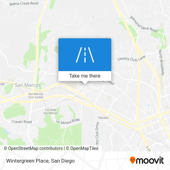 Wintergreen Place map