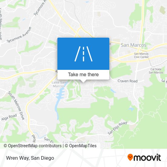 Mapa de Wren Way
