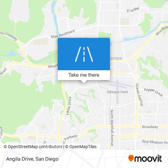 Angila Drive map