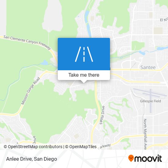 Anlee Drive map