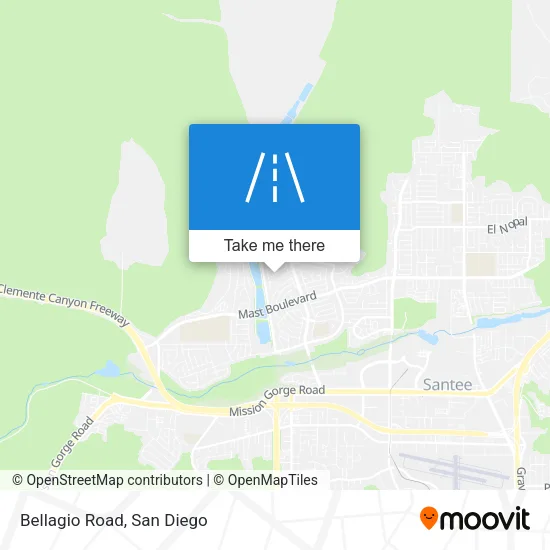 Bellagio Road map