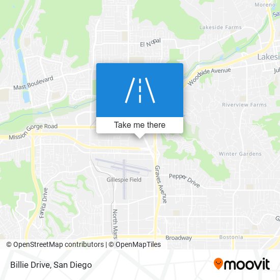 Mapa de Billie Drive