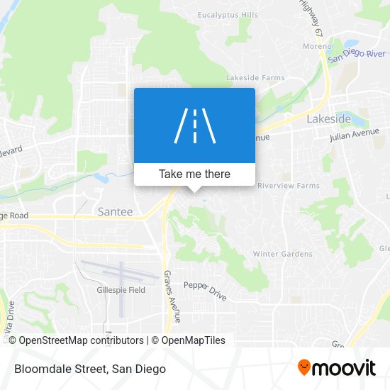 Mapa de Bloomdale Street
