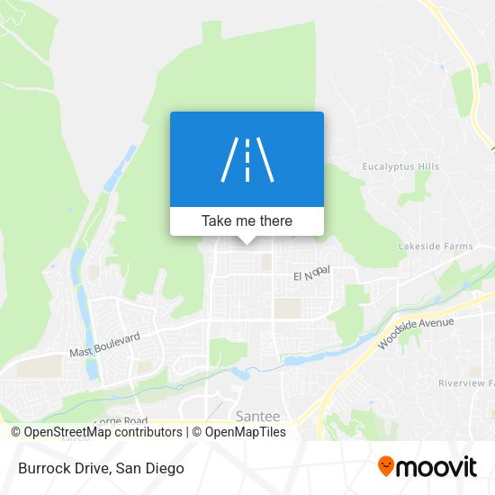 Burrock Drive map