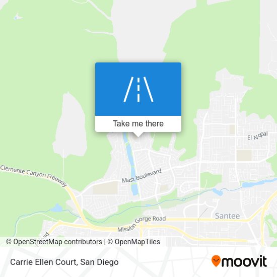 Mapa de Carrie Ellen Court