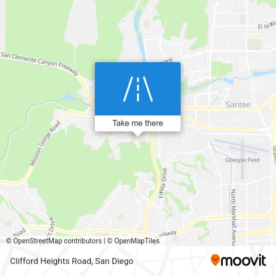 Mapa de Clifford Heights Road