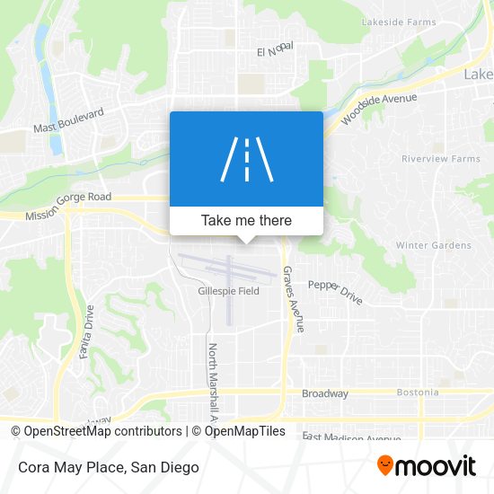 Mapa de Cora May Place
