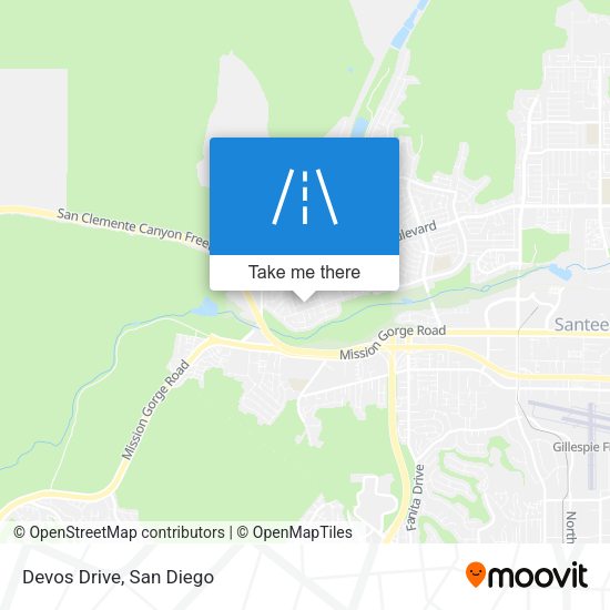 Mapa de Devos Drive
