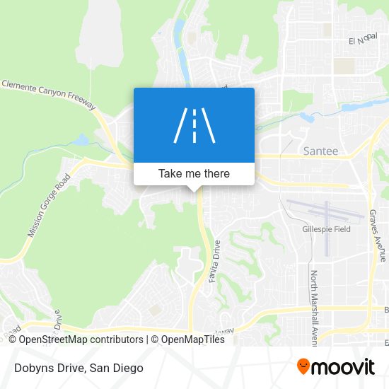 Mapa de Dobyns Drive
