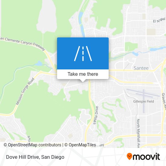 Mapa de Dove Hill Drive
