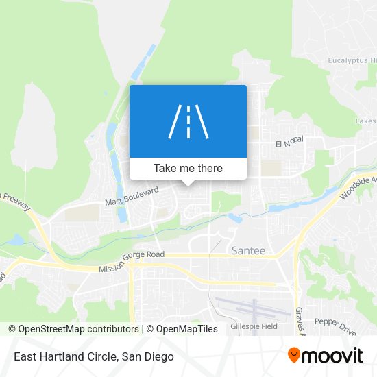 Mapa de East Hartland Circle