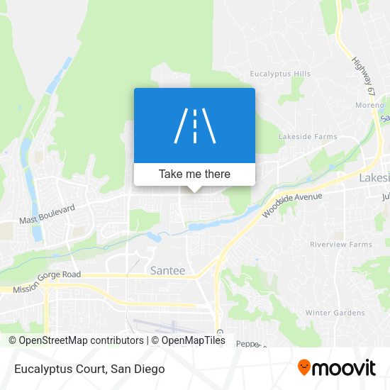 Mapa de Eucalyptus Court