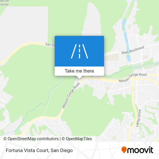 Fortuna Vista Court map