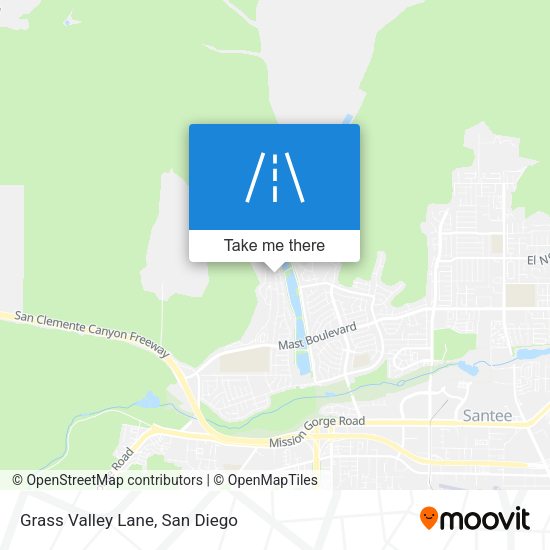 Mapa de Grass Valley Lane