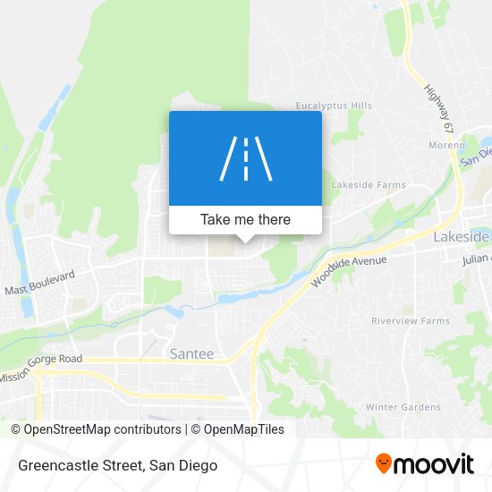 Mapa de Greencastle Street