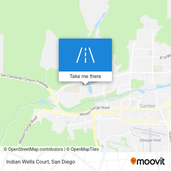 Indian Wells Court map