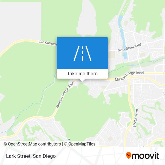 Mapa de Lark Street