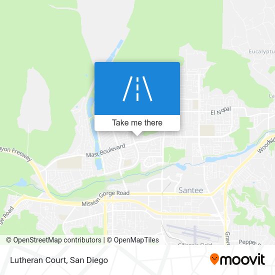 Mapa de Lutheran Court