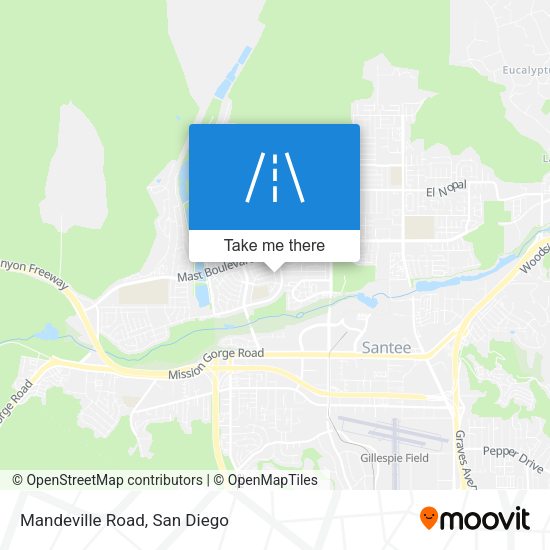 Mapa de Mandeville Road