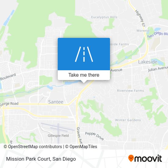 Mission Park Court map