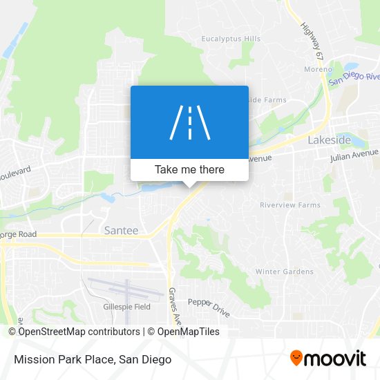 Mission Park Place map