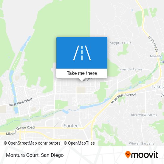 Mapa de Montura Court