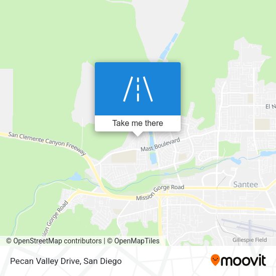 Pecan Valley Drive map