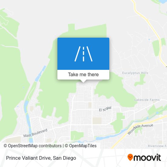 Prince Valiant Drive map