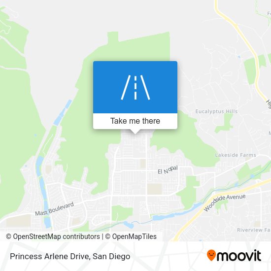 Princess Arlene Drive map