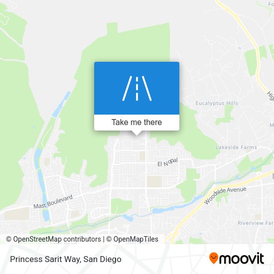 Princess Sarit Way map
