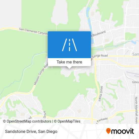 Mapa de Sandstone Drive