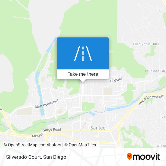 Mapa de Silverado Court