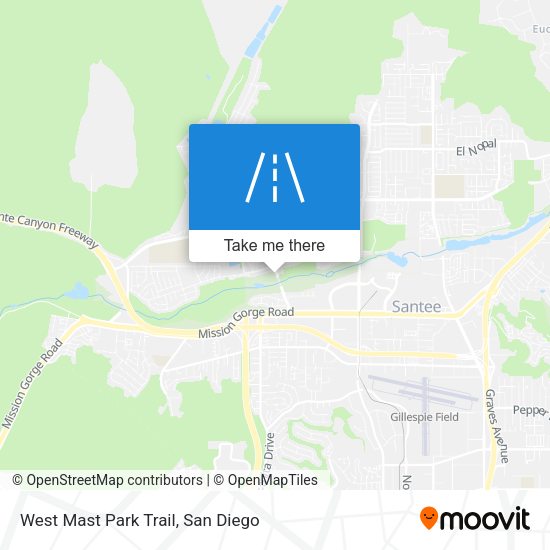 West Mast Park Trail map