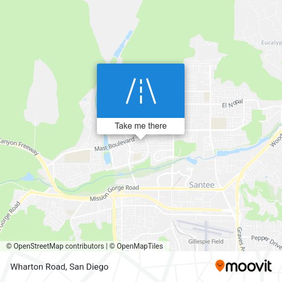 Mapa de Wharton Road
