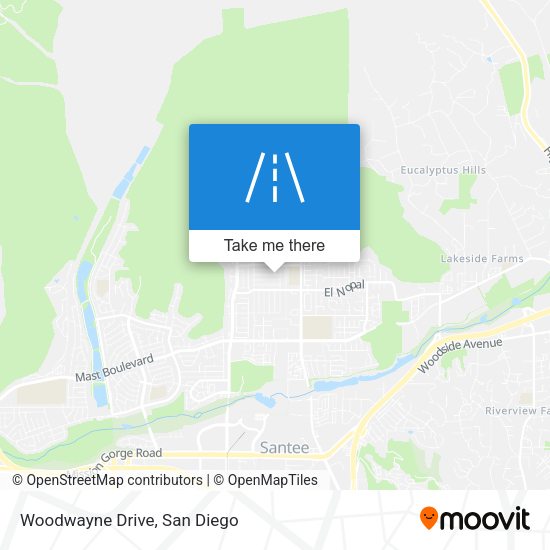 Mapa de Woodwayne Drive