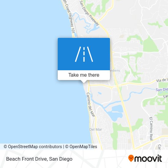 Beach Front Drive map